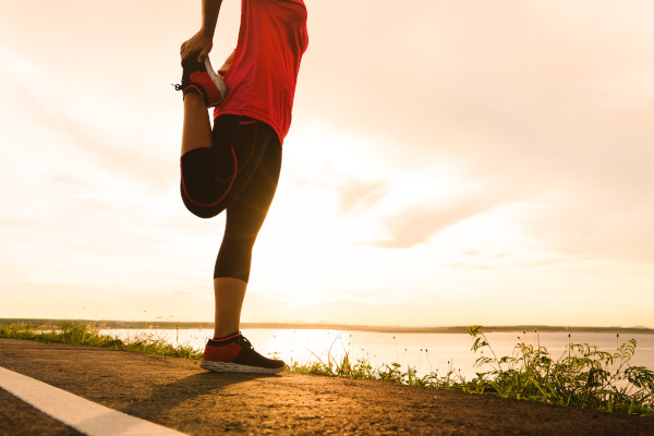 Women stretching after exercising