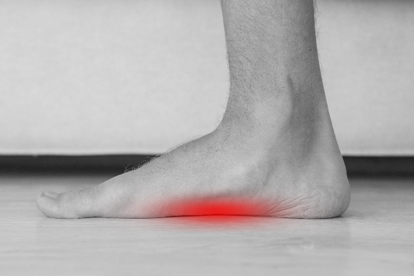 foot pain on underside of foot